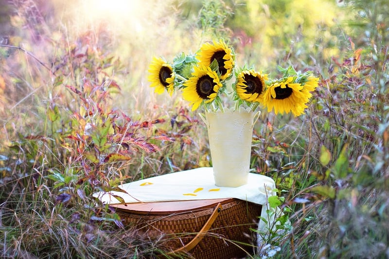 Plastic Bottle Flower Vase